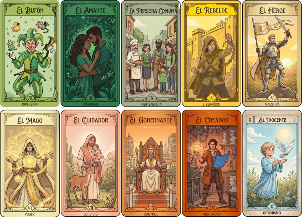 12 arquetipos de Jung - Pearson