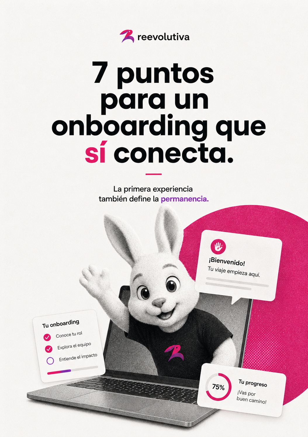 Portada de la guía 7 puntos para un onboarding que funciona