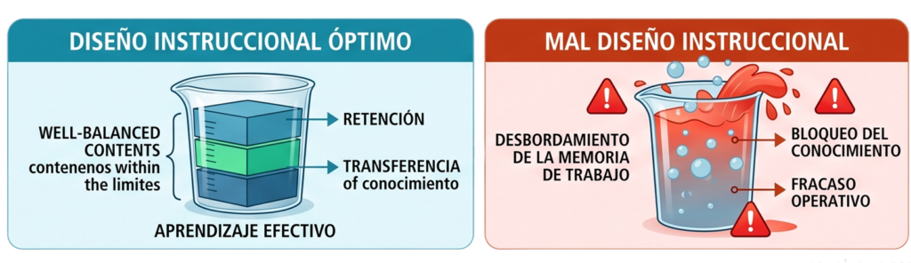 Efecto de un mal diseño instruccional